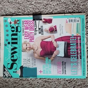 Sewing Magazine with Pattern Sheet